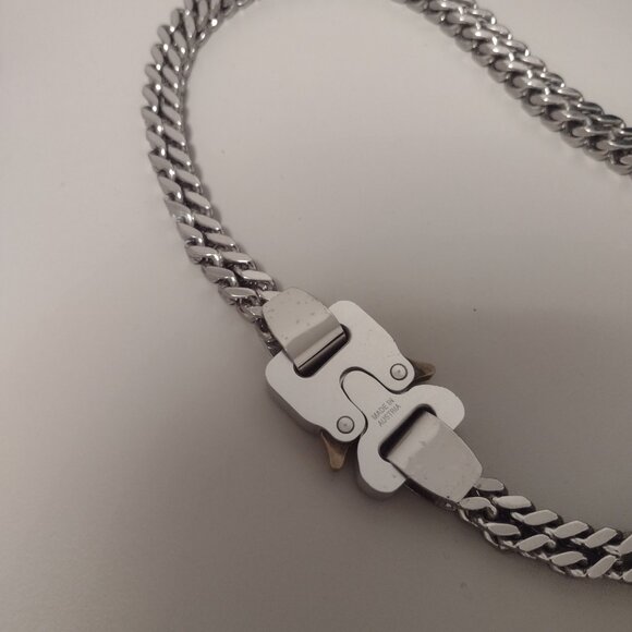 1017 Alyx 9SM Silver Cubix Chain Necklace - Picture 3 of 3